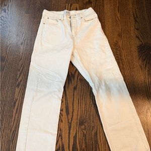BDG White Boyfriend Jeans